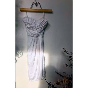 COPY - XS white Express Strapless Dress.